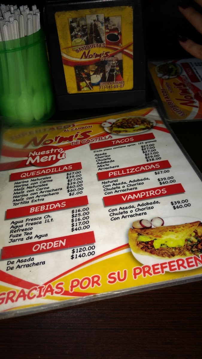 Normi's Castilla Menu - Image 4